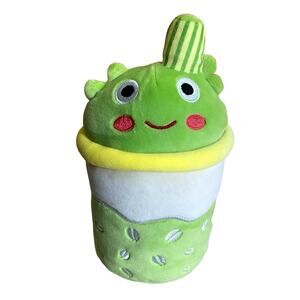 Puchi Gumi Plush Kids Green Latte Shake Rattle